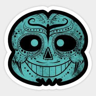 Dia de los Sans Skull Sticker